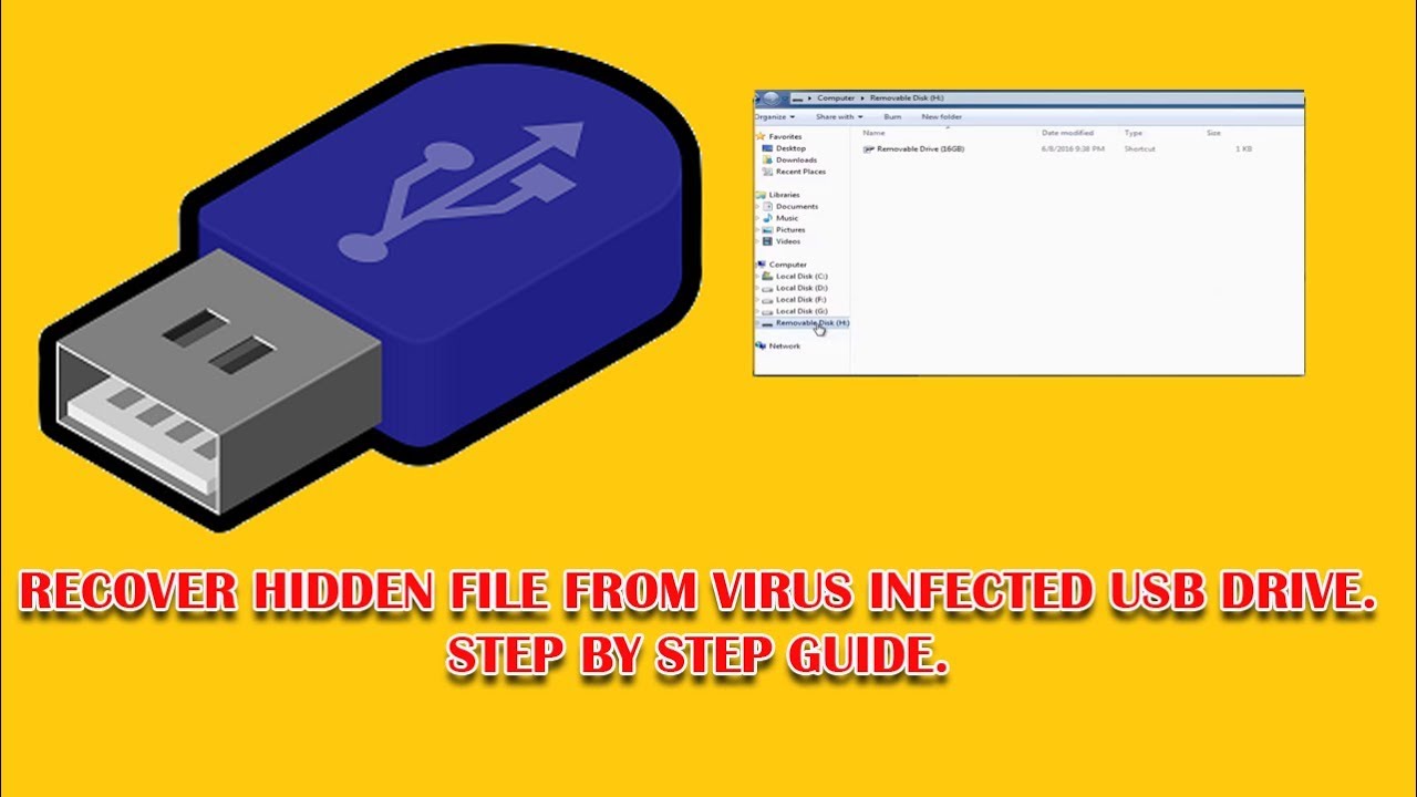 How To Recover Shortcut File From Pen Drive